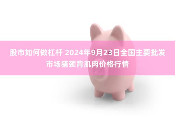 股市如何做杠杆 2024年9月23日全国主要批发市场猪颈背肌肉价格行情