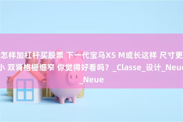 怎样加杠杆买股票 下一代宝马X5 M或长这样 尺寸更小 双肾