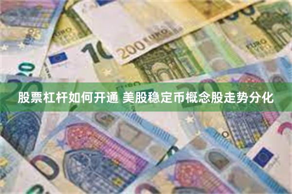 股票杠杆如何开通 美股稳定币概念股走势分化